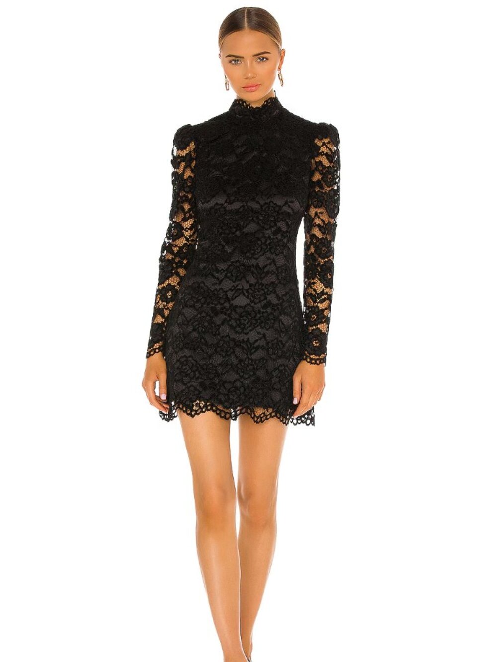 LIKELY Cupani Lace Dress Cocktail Party Sexy Date Night in Black Size 8